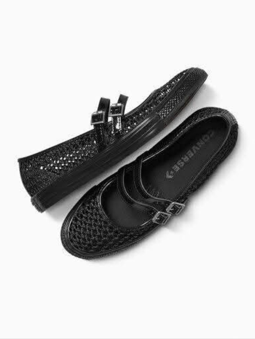 🆕🖤 Converse Chuck Taylor All Star Dainty Mary Jane - Black Knit 🖤
